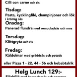 La Strada Pizzeria Meny