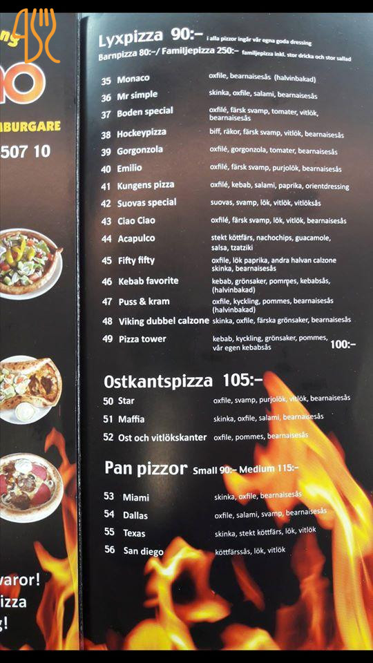 Oregano Café Salladsbar Meny