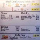 Cafe Smörblomman Meny