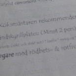 Mommas Krog Kiruna Meny