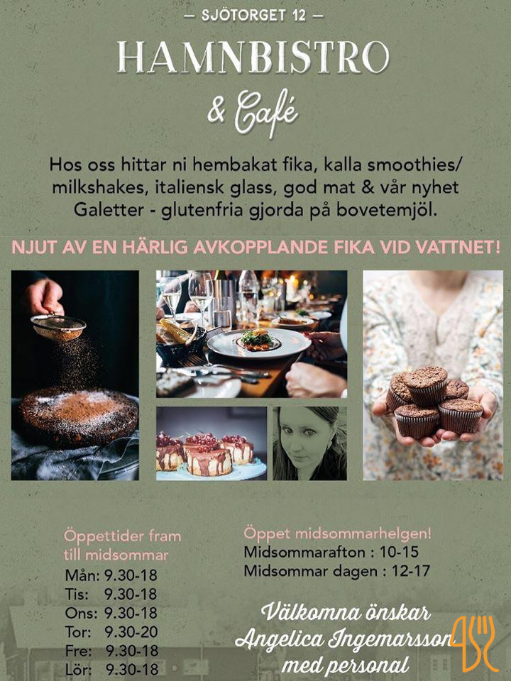 Björkmans Konditori Meny