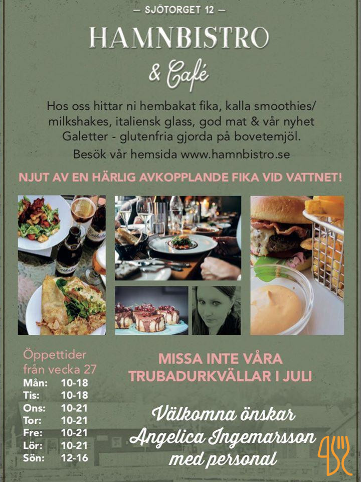 Björkmans Konditori Meny