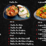 Sushi Saow Siam Food Meny