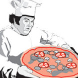 Bertas Pizzeria Logotyp