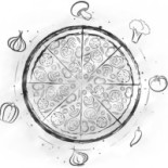 Ibbes Pizzeria Logotyp