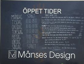Månses Design Meny