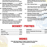 Ronyas Restaurang Meny