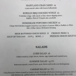 Sportbarnummer 10 Meny