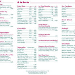 Restaurang Tiger Meny