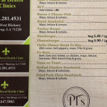 Mickis Pizzeria Meny