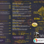 Indian Curry Meny