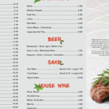 Isola Bella By The Sea Meny