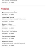 Pizzeria Tigris Meny