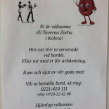 Zorba Traverna Bistro Bbq Meny