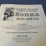 Zorba Traverna Bistro Bbq Meny