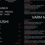 Hudik Sushi Meny