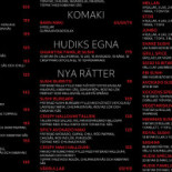Hudik Sushi Meny
