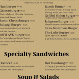 Skebo Bruksbryggeri Meny