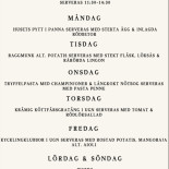 Golfrestaurangen Kinds Gk Meny