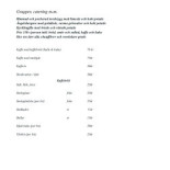 Nya Serveringen Meny