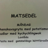 Restaurang Thule Meny