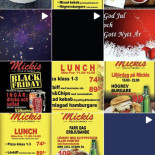 Mickis Pizzeria Meny