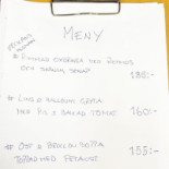 Koppartälten Meny