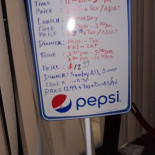 The White Throne Meny