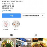 Gimo Vaerdshus Meny