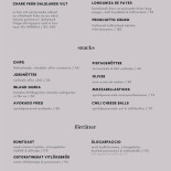 Bakfickan Restaurang Meny