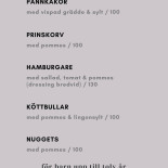 Bakfickan Restaurang Meny