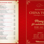 China Town Meny