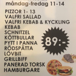 Skärplinge Restaurang Pizzeria Meny