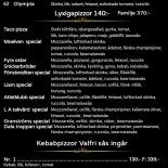 Rhodos Restaurang Pizzeria Meny