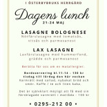 Österbybruk Värdshus, Gammeltammen Meny