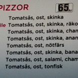 Pizzeria Picasso Meny