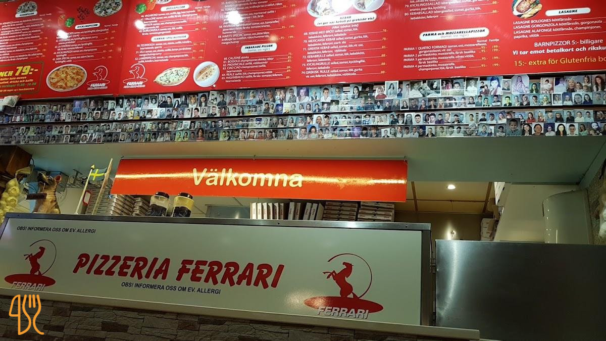 Pizzeria Ferrari Meny