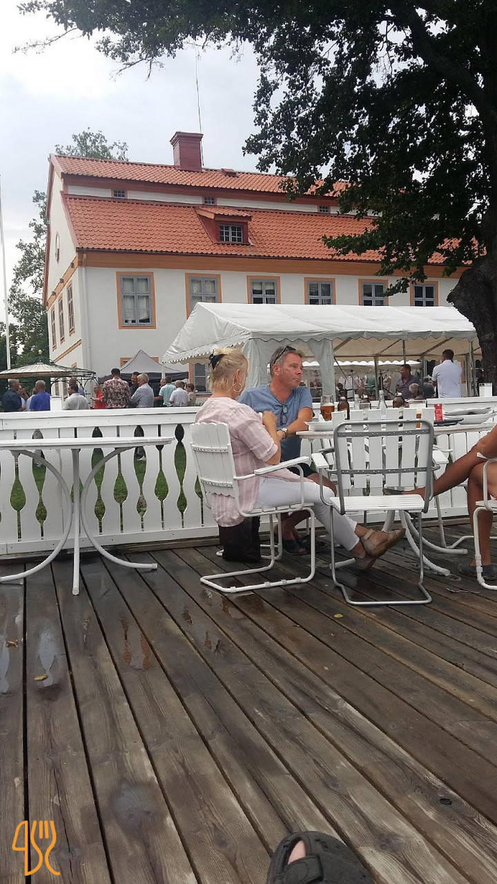 Stora Djulö Herrgård Kafé Restaurang Utomhus