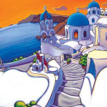 Santorini Sofras Meze Kolgrill Dryck