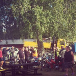 Borgåsunds Hamncafé Utomhus