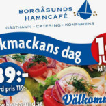 Borgåsunds Hamncafé Logotyp