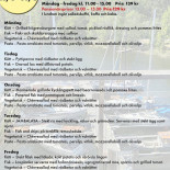 Restaurang Saltsjö Pir Meny