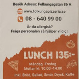 Pizzeria Oliven Meny