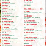 Sandvikens Pizzeria Meny