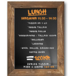 Marstrand Pizzeria Meny