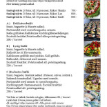 Festvåning 4:an Meny