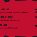 Kingpin Västervik Meny