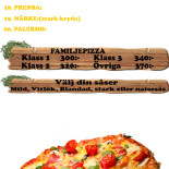 Pizzeria Verona Meny