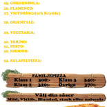 Pizzeria Verona Meny
