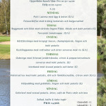 Aada Golf Country Club Meny